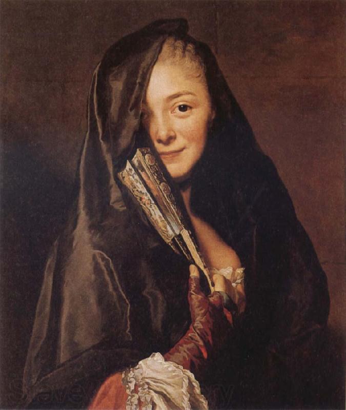 Alexander Roslin Woman with a Veil:Marie Suzanne Roslin Spain oil painting art